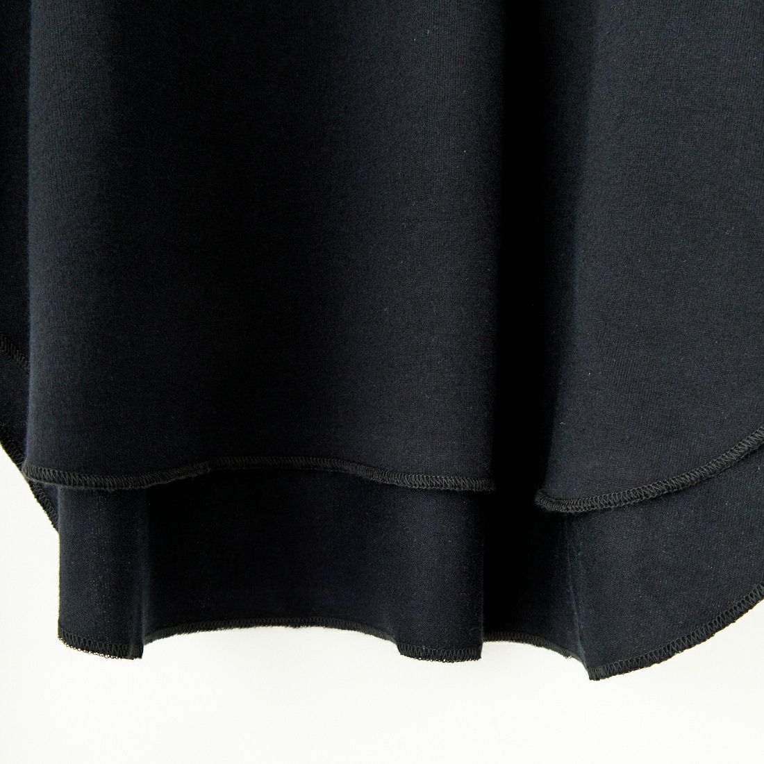 Americana × JEANS FACTORY [アメリカーナ × ジーンズファクトリー] 別注 ラウンドヘム バックプリントTシャツ [ASO-M-790-3-JF] BLACK