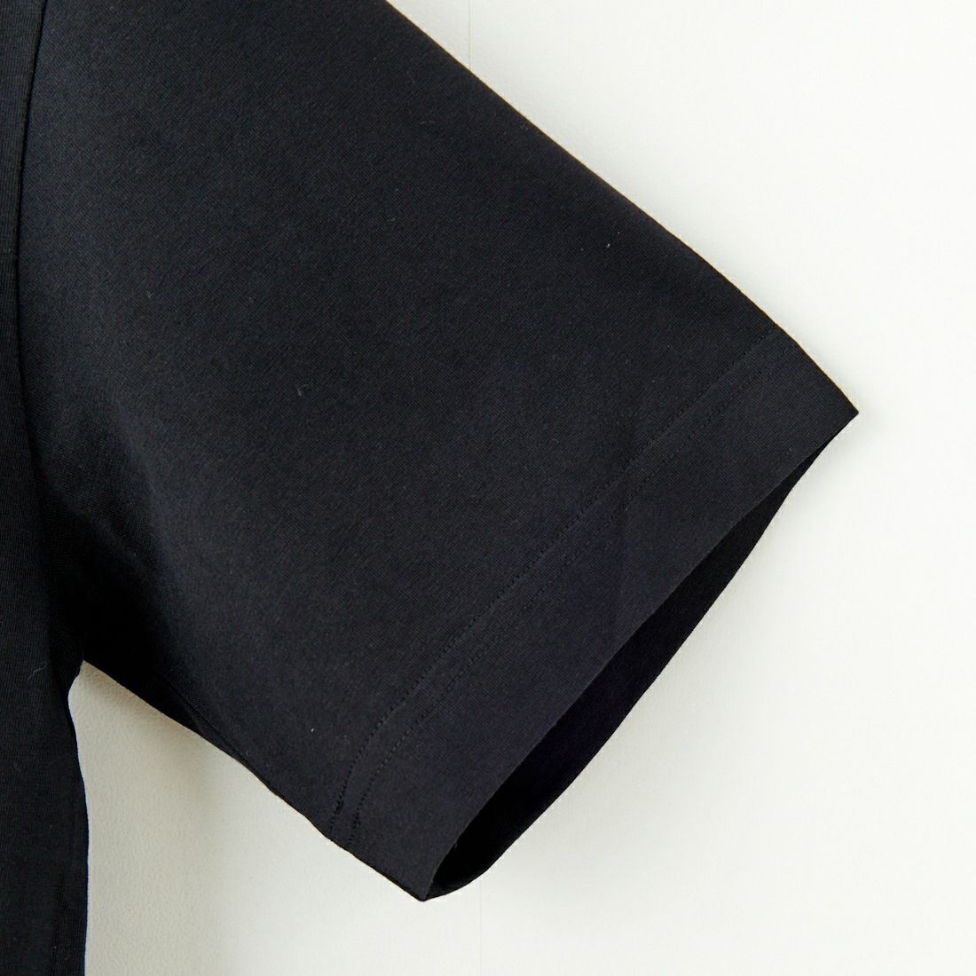 MAISON KITSUNE [メゾン キツネ] エンボスプロフィールフォックス オーバーサイズTシャツ [OM00116KJ7016] P199 BLACK