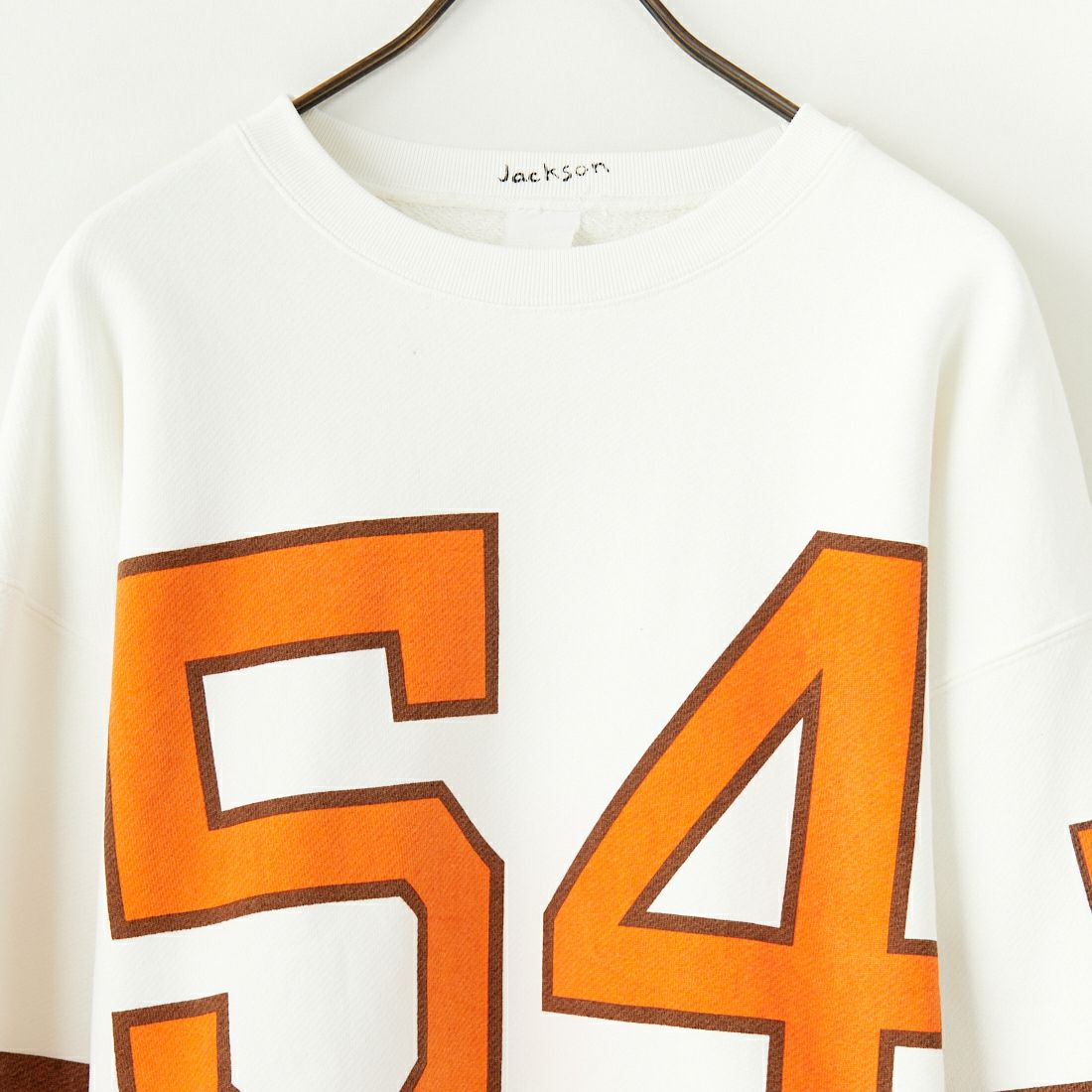 JACKSON MATISSE [ジャクソンマティス] ナンバリングロゴスウェット [JM25SS006] BRN/ORG