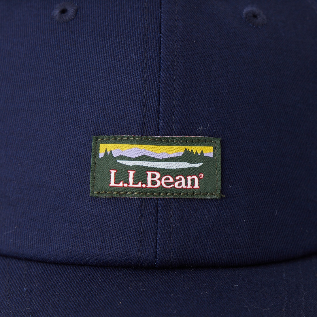 L.L.BEAN [エルエルビーン] コットンツイル6パネルキャップ [250079601] 01 BLACK