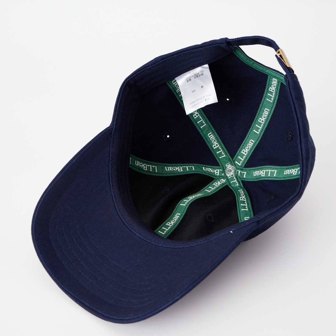 L.L.BEAN [エルエルビーン] コットンツイル6パネルキャップ [250079601] 01 BLACK