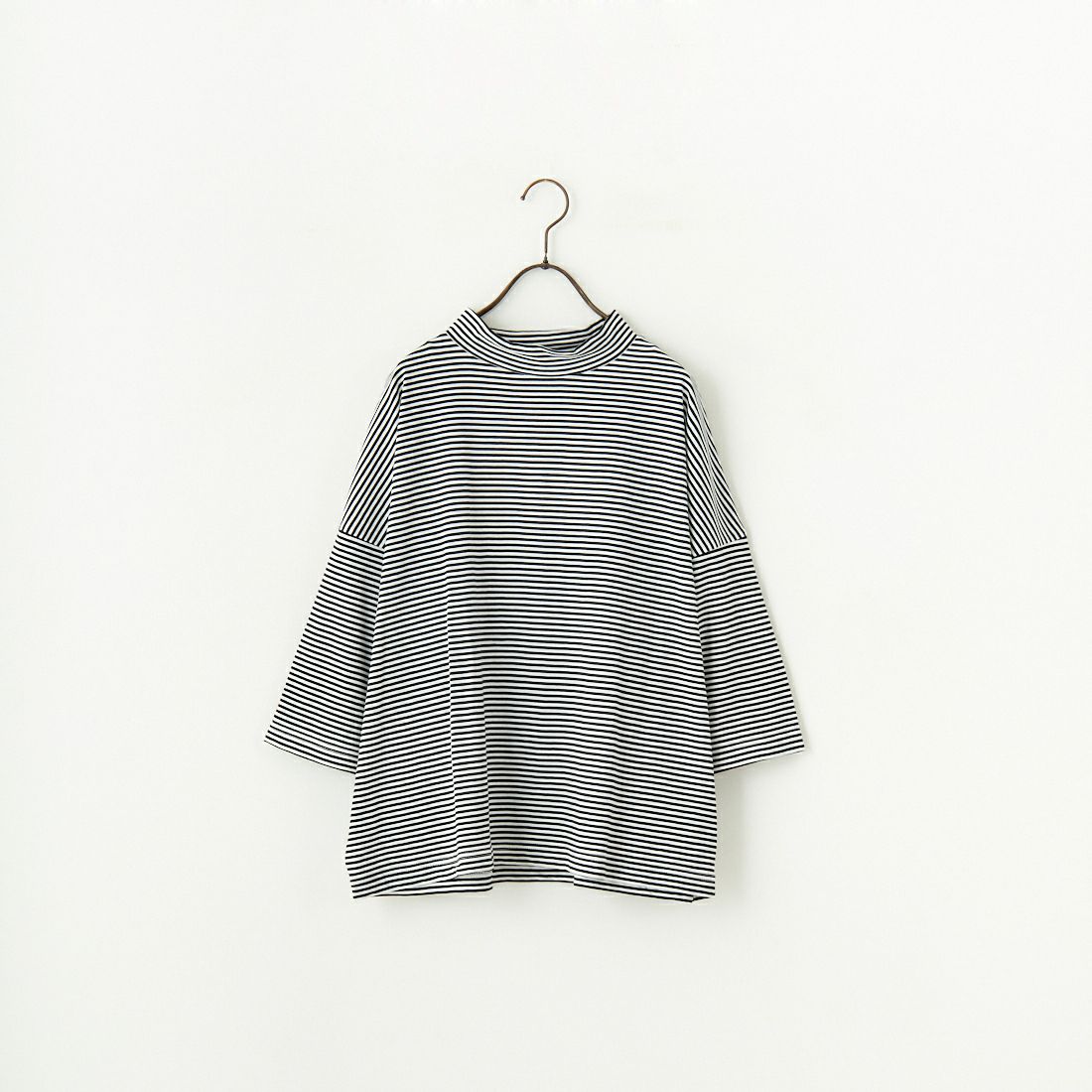 ESTROISLOSE [エストゥロワルーズ] プレミアム天竺 7分袖ボーダーTシャツ [EC23116-B] 9L BORDER