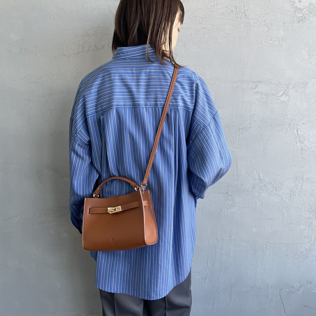 &MyuQ [アンドミューク] AGLAIA ミニ2WAYバッグ [MCB086] CAMEL