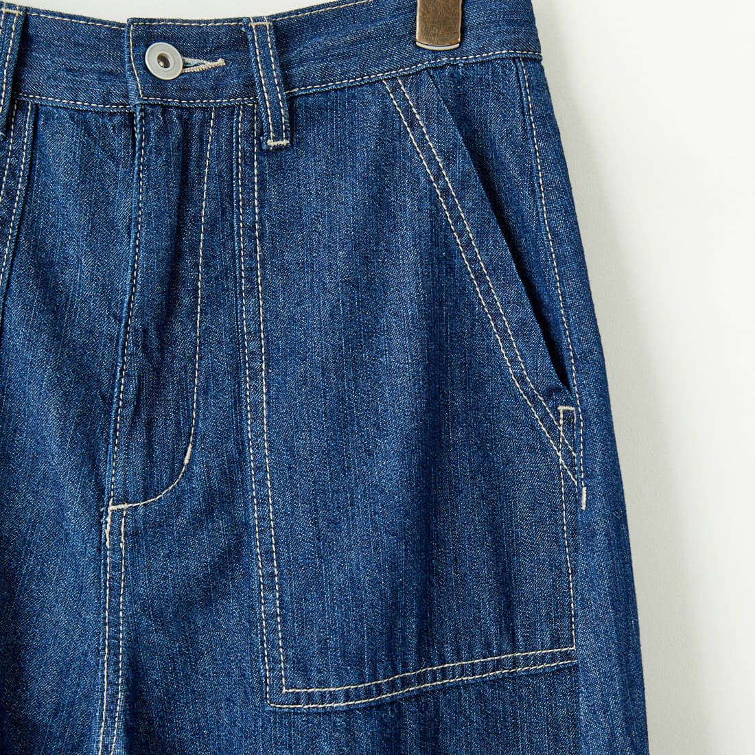 Kelen [ケレン] フロントパンツバックスカートデニム [LKL25HPT2091] ONE WASH