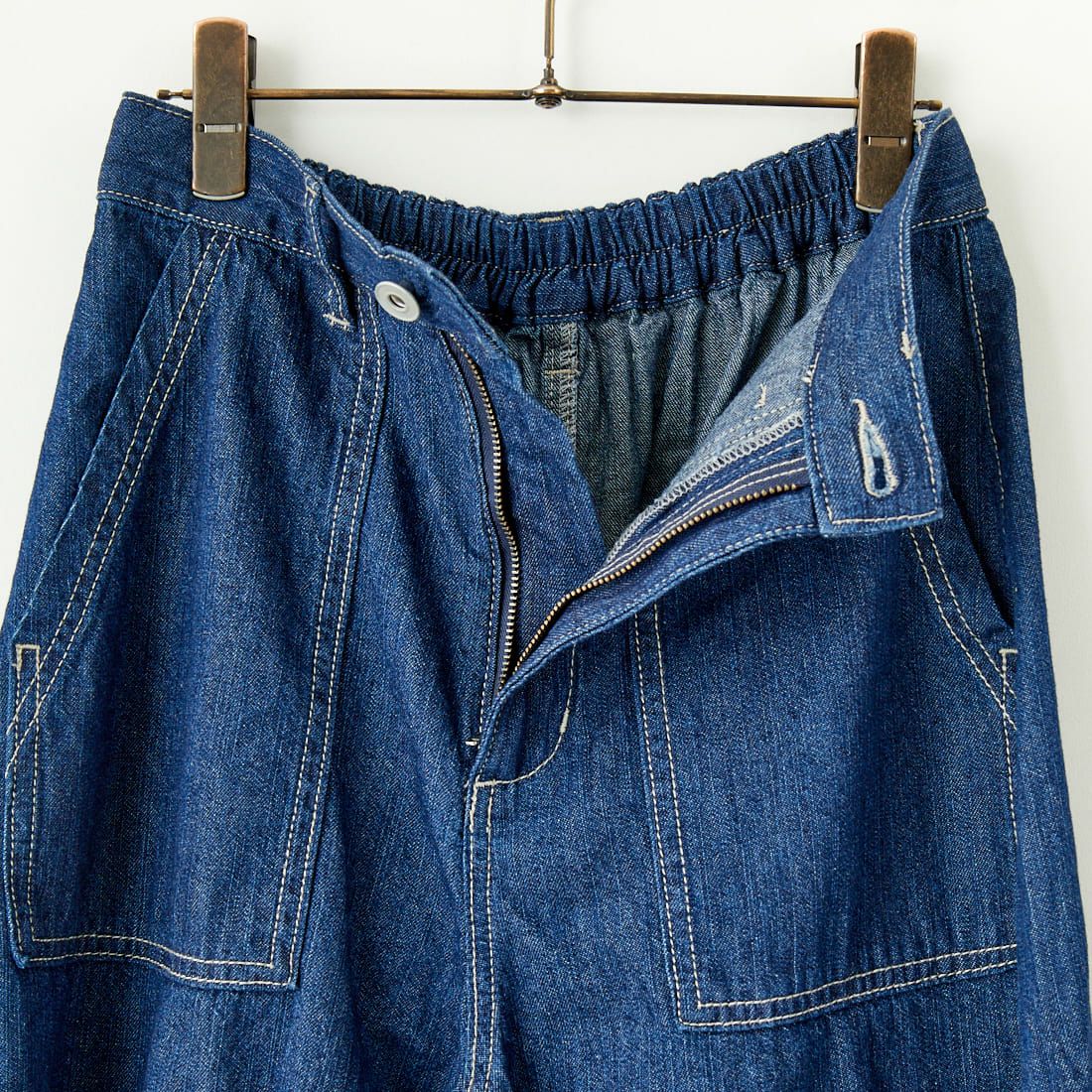 Kelen [ケレン] フロントパンツバックスカートデニム [LKL25HPT2091] ONE WASH