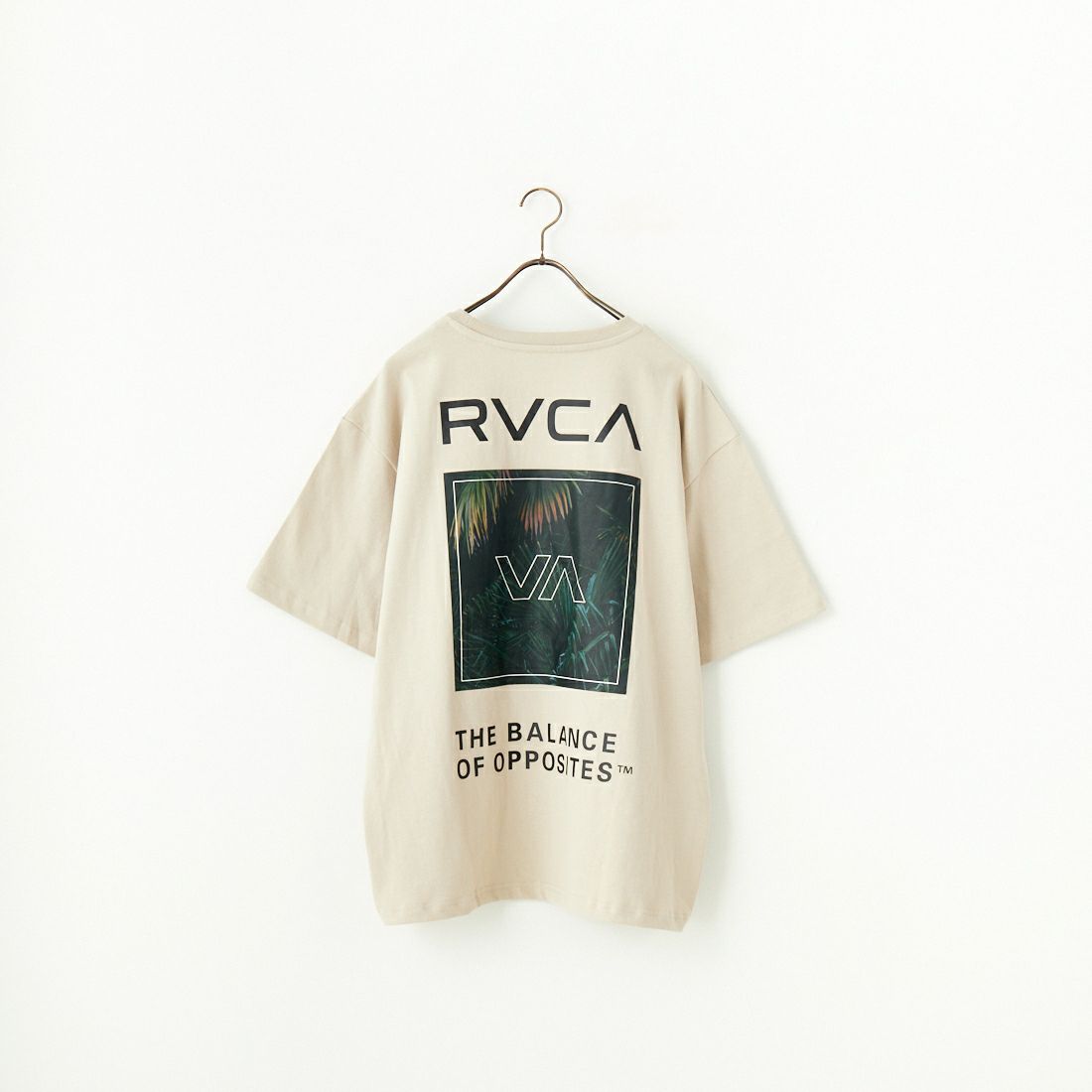 RVCA [ルーカ] PALM ボックスロゴショートスリーブTシャツ [BF041-250] LGK