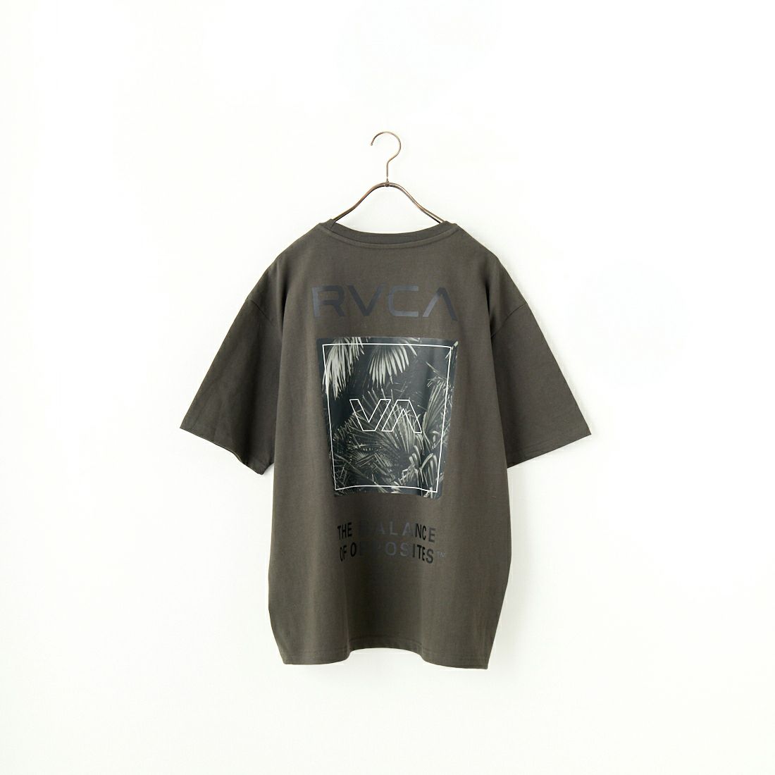 RVCA [ルーカ] PALM ボックスロゴショートスリーブTシャツ [BF041-250] PTK