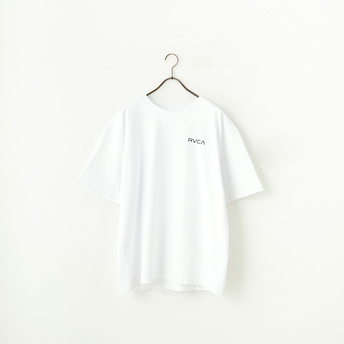 RVCA [ルーカ] PALM ボックスロゴショートスリーブTシャツ [BF041-250] WHT