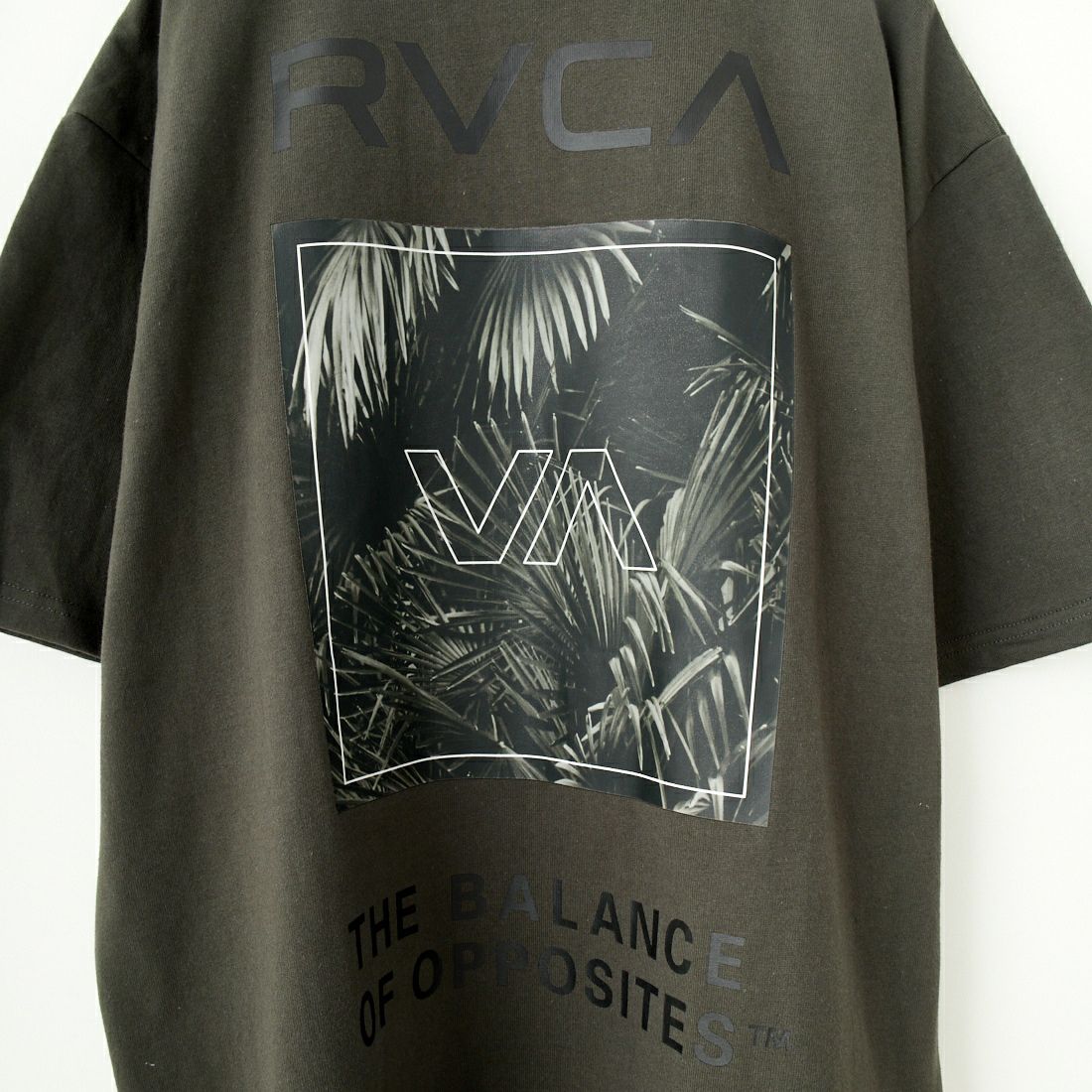 RVCA [ルーカ] PALM ボックスロゴショートスリーブTシャツ [BF041-250] PTK