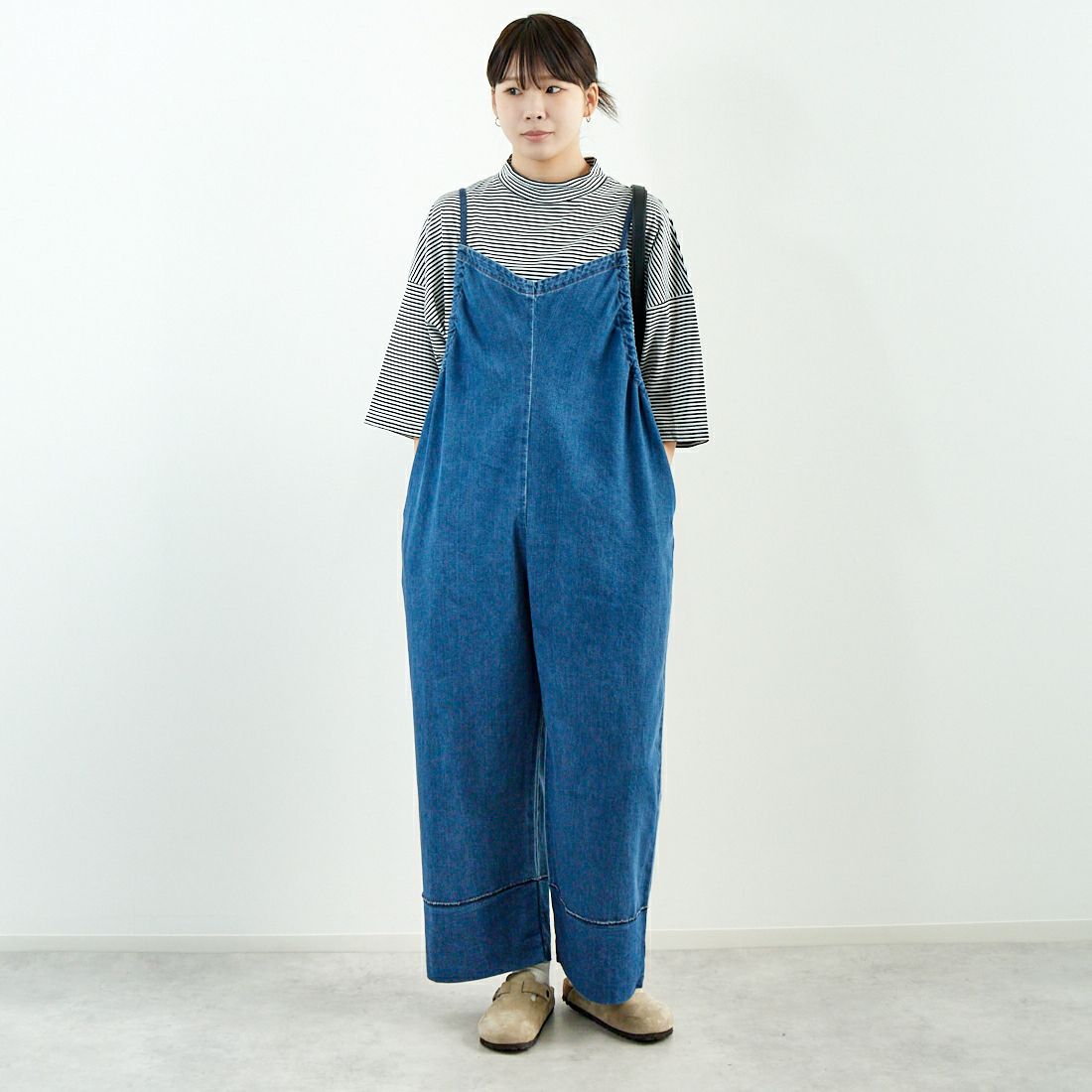 BLUE&&モデル身長：167cm 着用サイズ：F&&