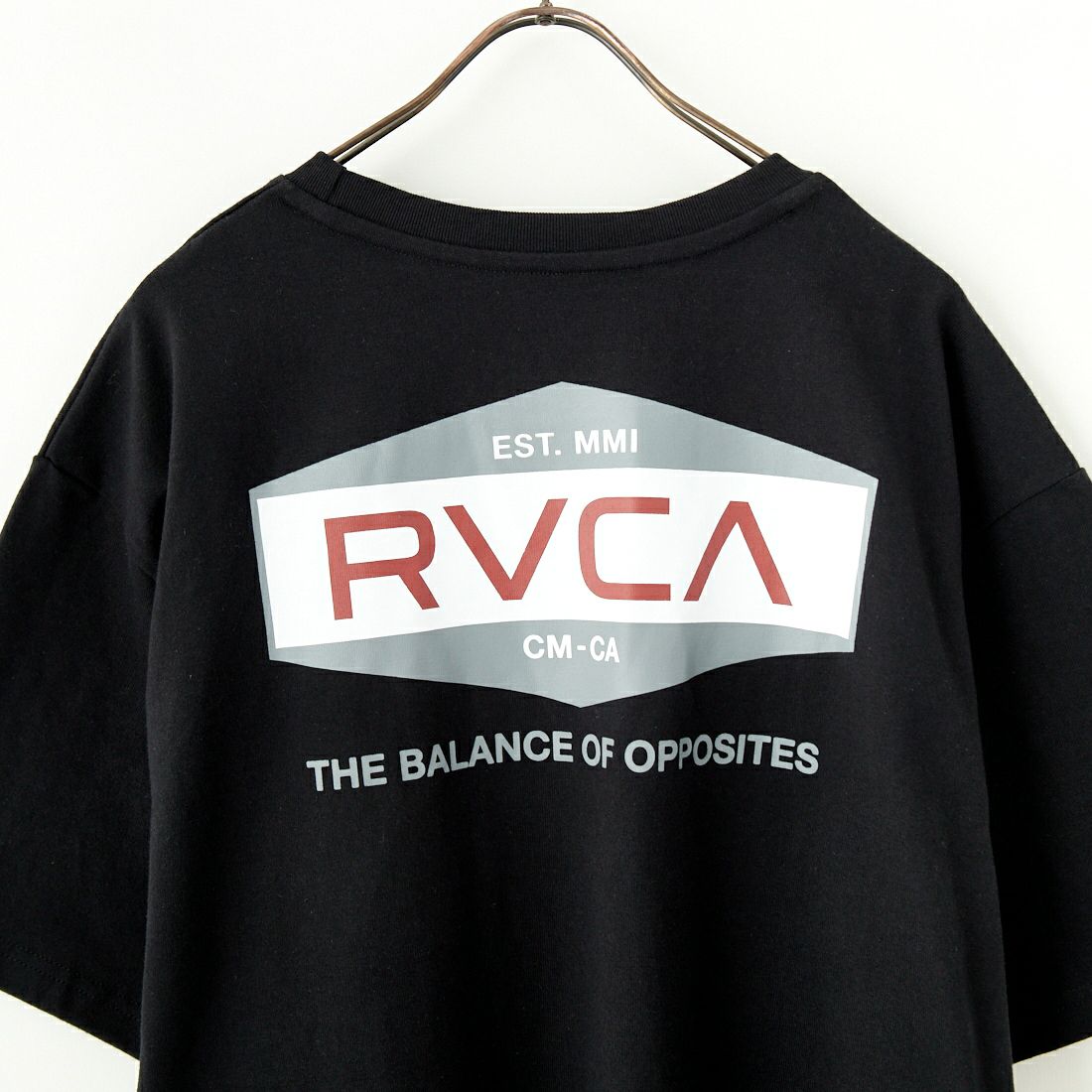 RVCA [ルーカ] ILL HEXロゴショートスリーブTシャツ [BF041-252] BLK
