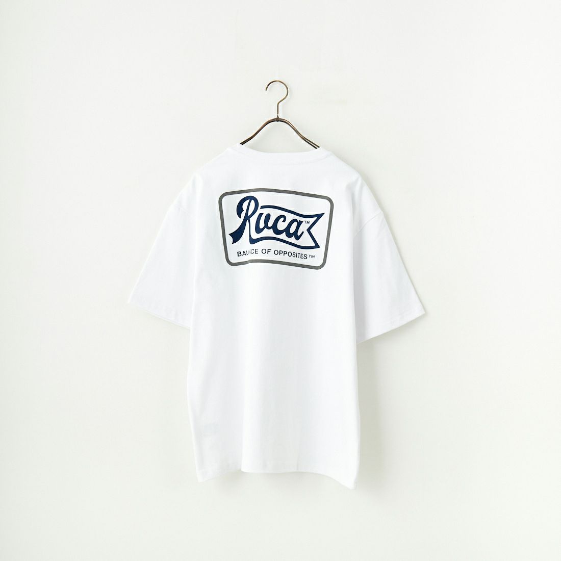 RVCA [ルーカ] PENスクリプトロゴショートスリーブTシャツ [BF041-253] WHT