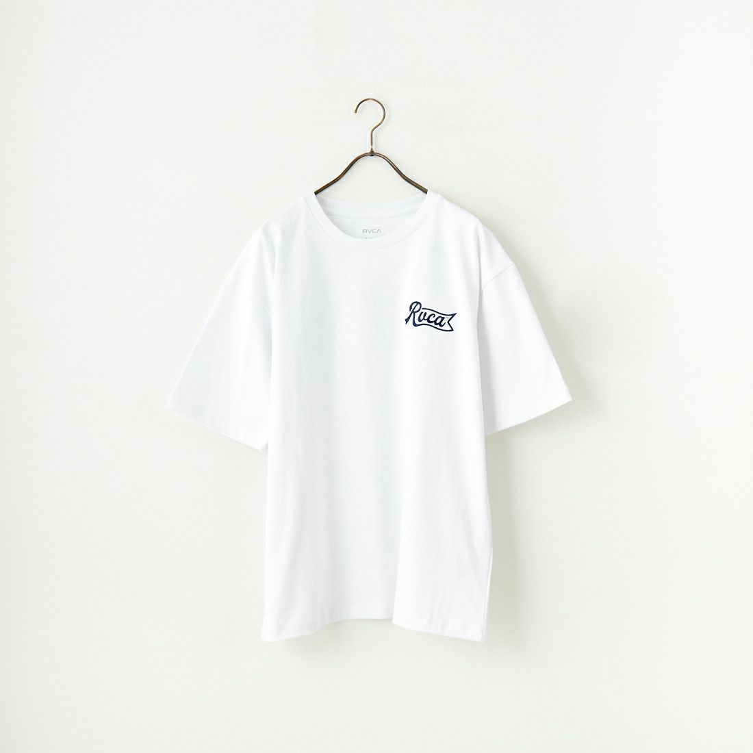 RVCA [ルーカ] PENスクリプトロゴショートスリーブTシャツ [BF041-253] WHT