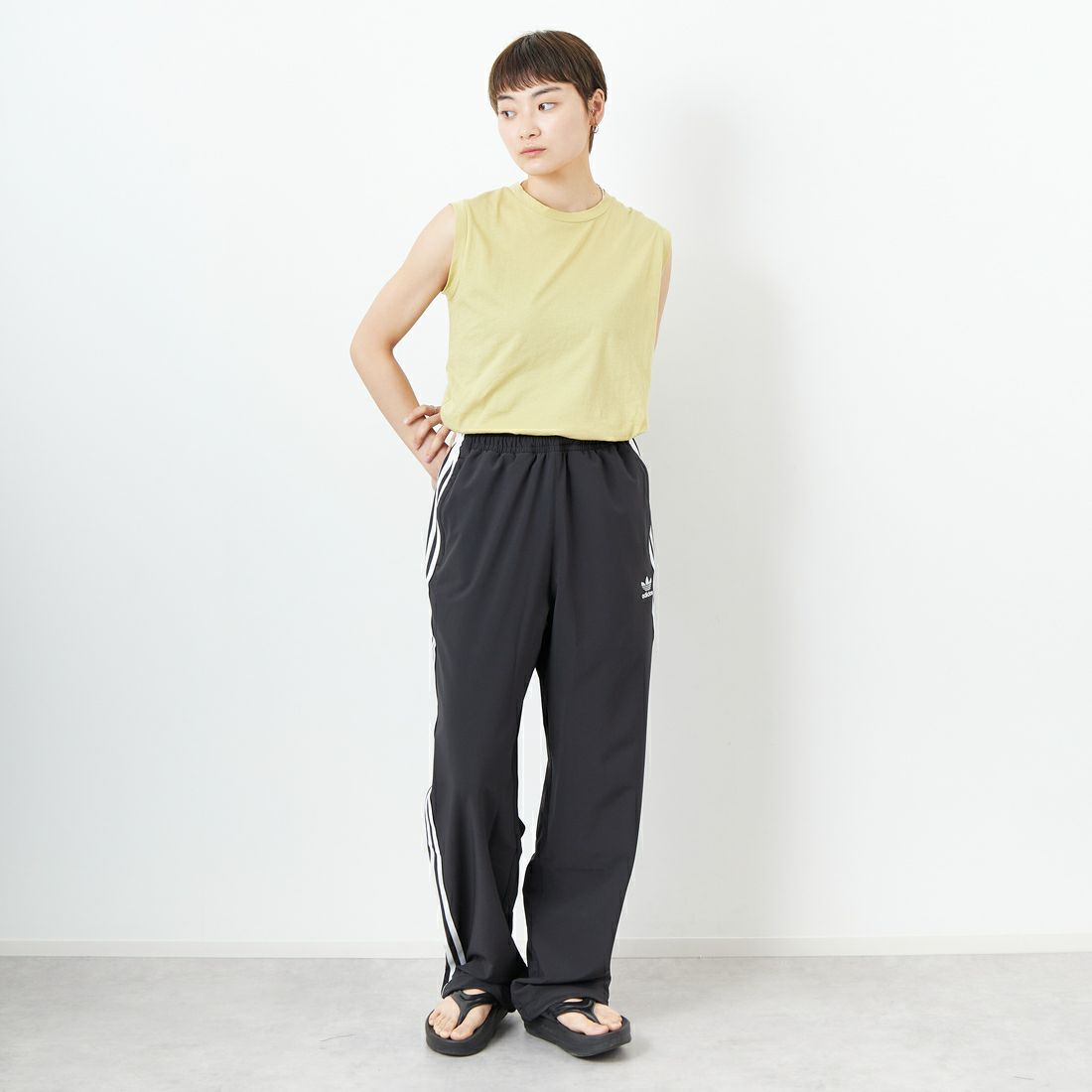 adidas Originals [アディダス オリジナルス] ORI トラックパンツ [DB102] JX8968 &&モデル身長：160cm 着用サイズ：S&&