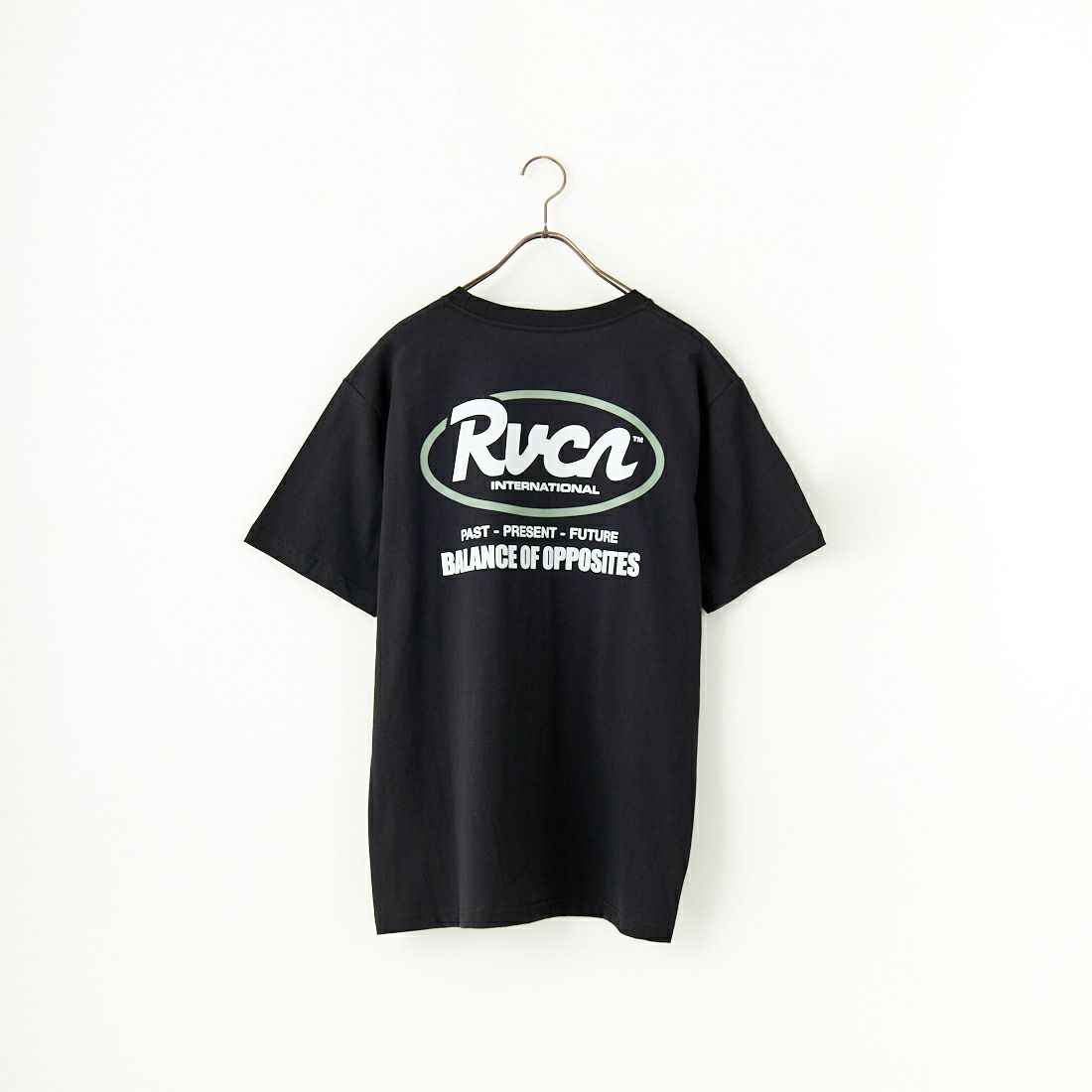 RVCA [ルーカ] RANCHスクリプトロゴショートスリーブTシャツ [BF041-256] BLK