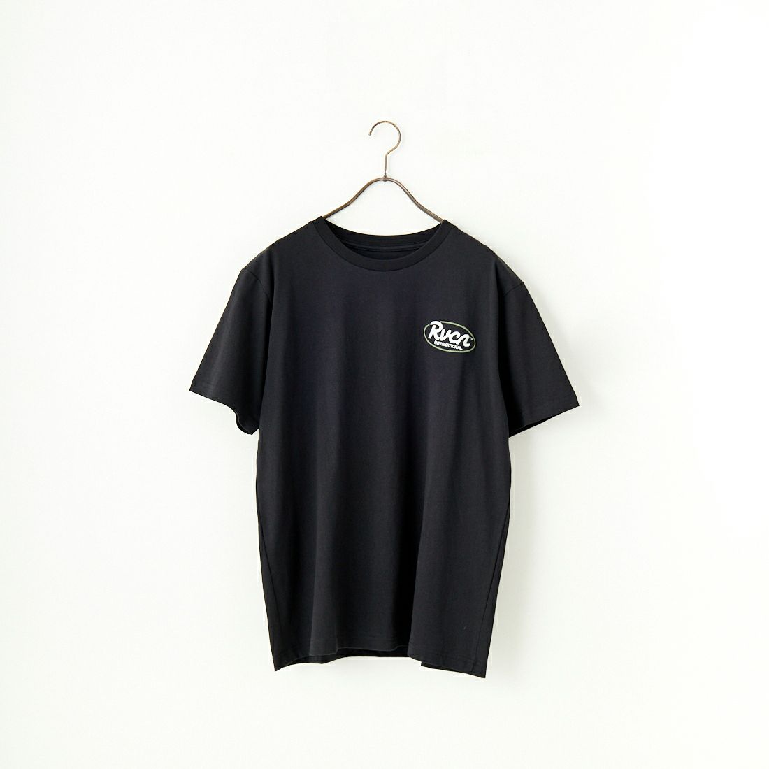 RVCA [ルーカ] RANCHスクリプトロゴショートスリーブTシャツ [BF041-256] BLK