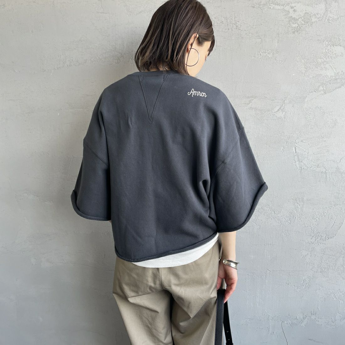 Americana [アメリカーナ] カットオフ ワイドスウェット [BRF-769A-2  