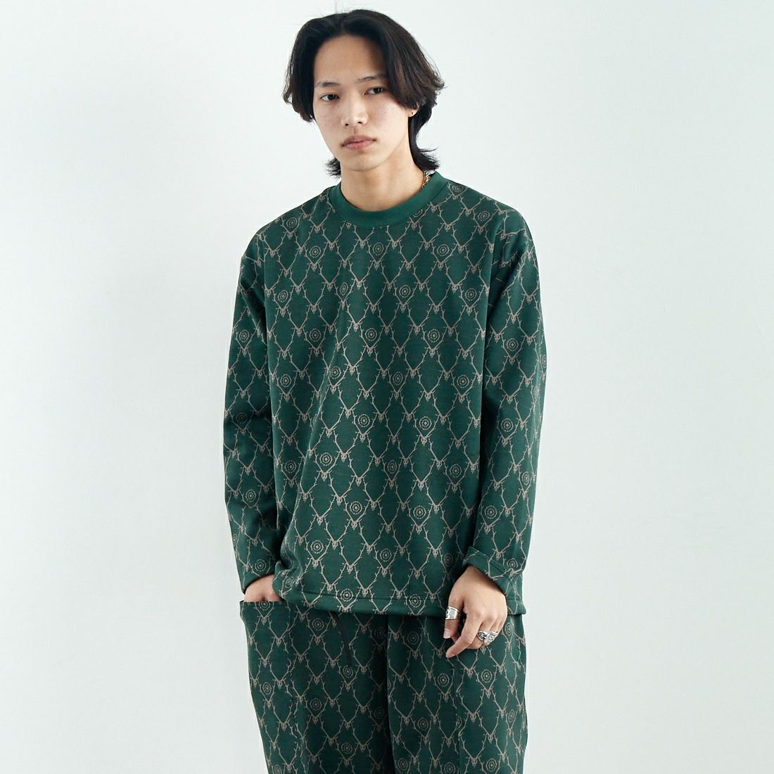B GREEN&&モデル身長：179cm 着用サイズ：M&&