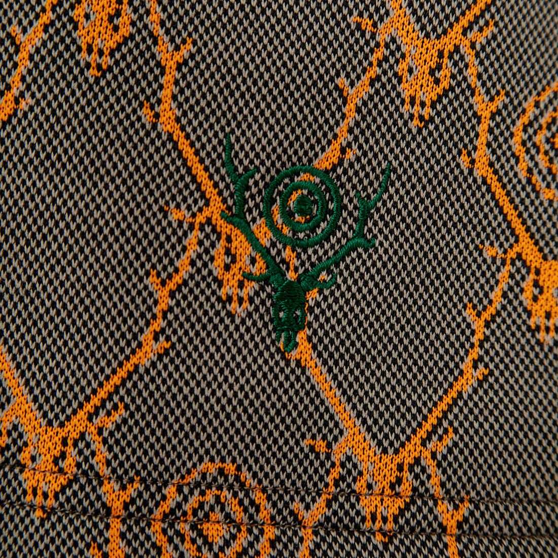 South2West8 [サウスツーウエストエイト] ストリングクルーネックシャツ [QV650] A ORANGE