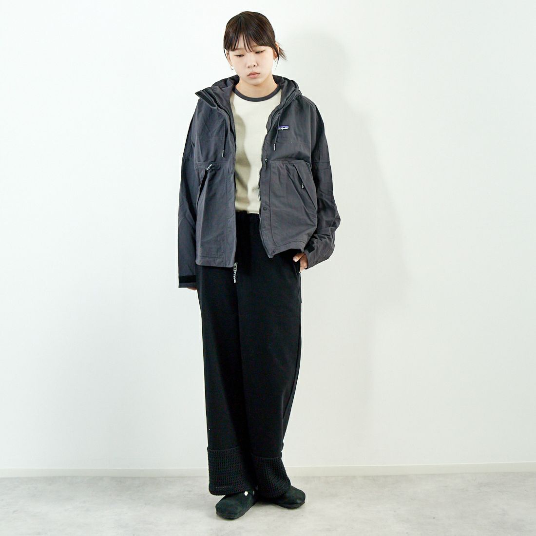patagonia [パタゴニア] ウィメンズ スカイセイルジャケット [26540] INBK &&モデル身長：167cm 着用サイズ：M&&