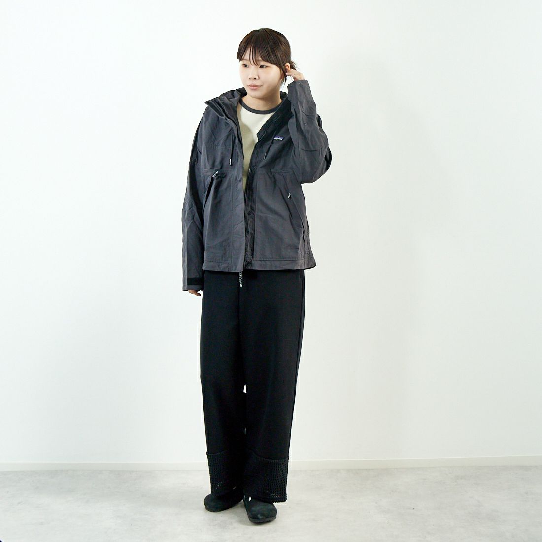 patagonia [パタゴニア] ウィメンズ スカイセイルジャケット [26540] INBK &&モデル身長：167cm 着用サイズ：M&&