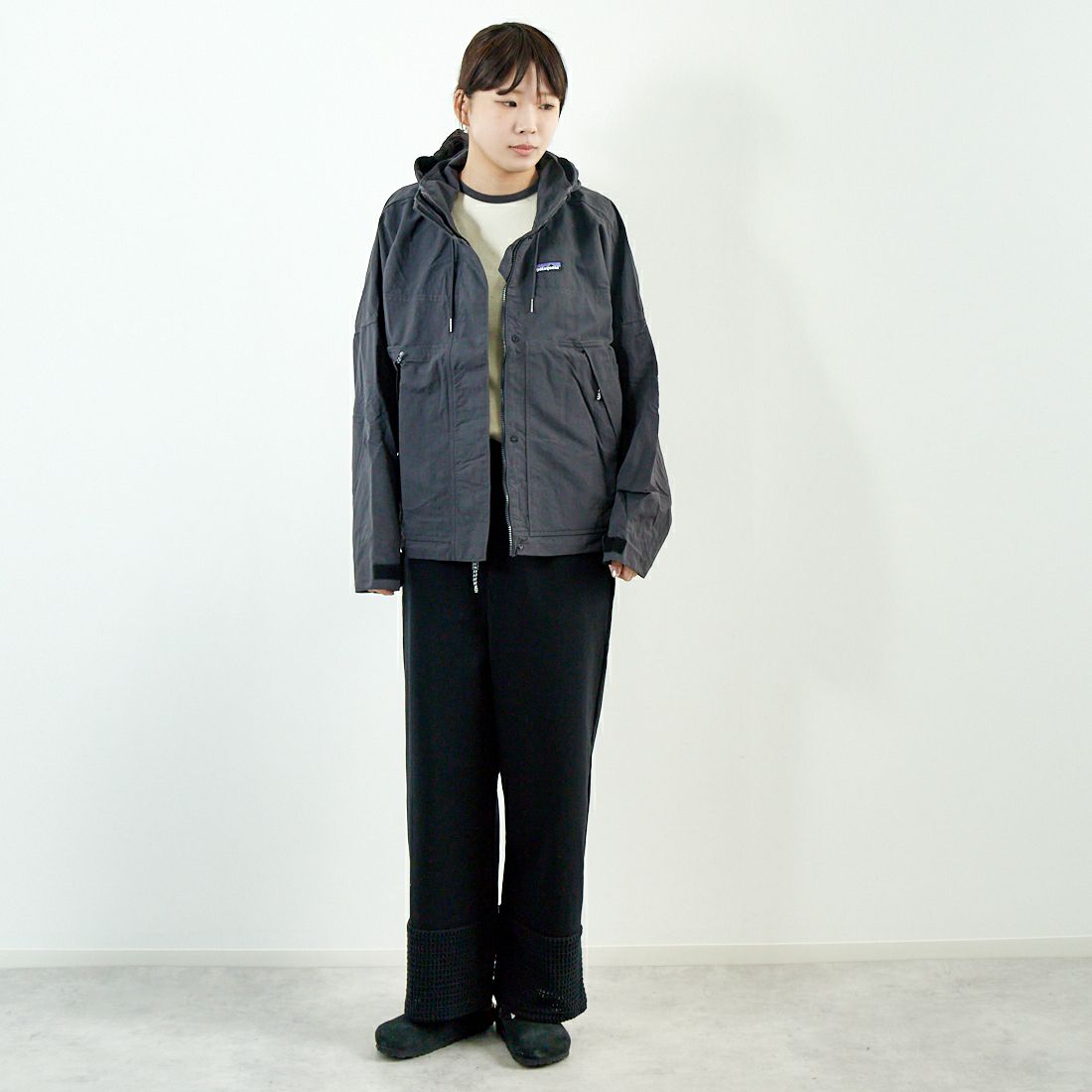 patagonia [パタゴニア] ウィメンズ スカイセイルジャケット [26540] INBK &&モデル身長：167cm 着用サイズ：M&&