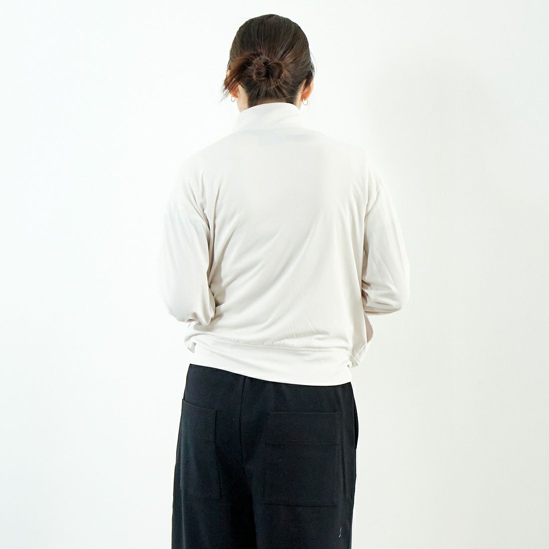 L.L.BEAN [エルエルビーン] メンズ アボットフルジップジャケット [5175-9139] 28 IVORY &&モデル身長：167cm 着用サイズ：M&&