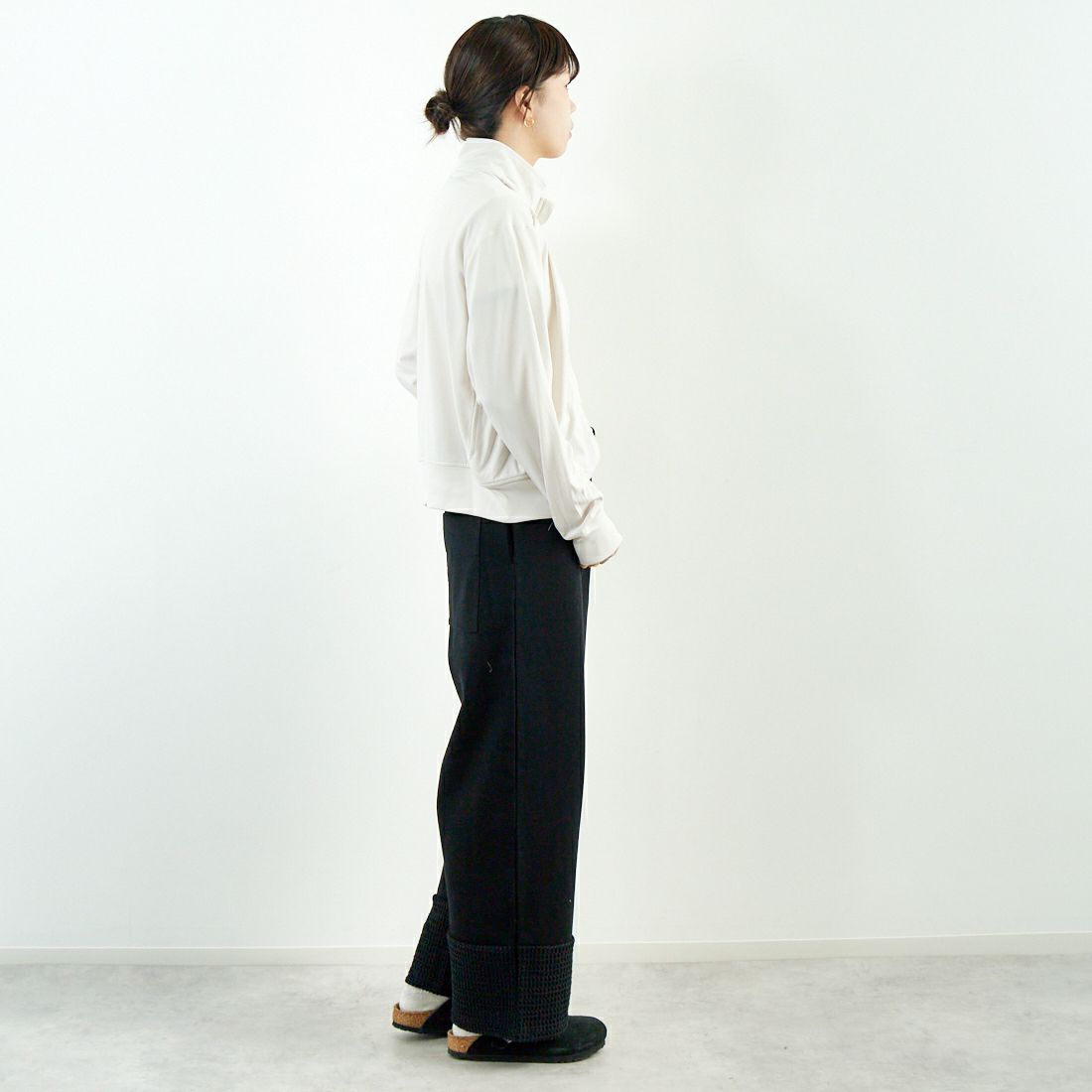 L.L.BEAN [エルエルビーン] メンズ アボットフルジップジャケット [5175-9139] 28 IVORY &&モデル身長：167cm 着用サイズ：M&&