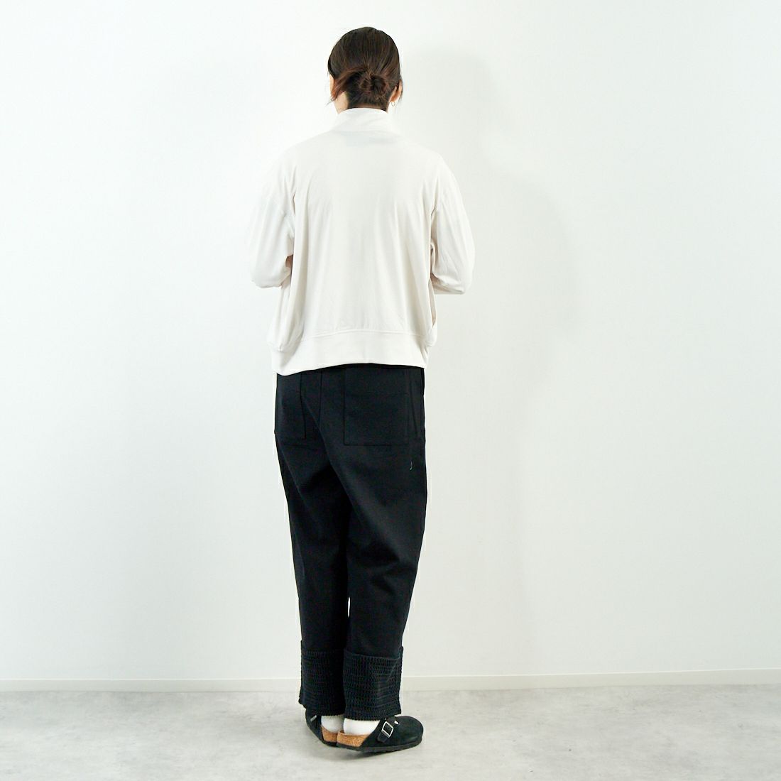 L.L.BEAN [エルエルビーン] メンズ アボットフルジップジャケット [5175-9139] 28 IVORY &&モデル身長：167cm 着用サイズ：M&&