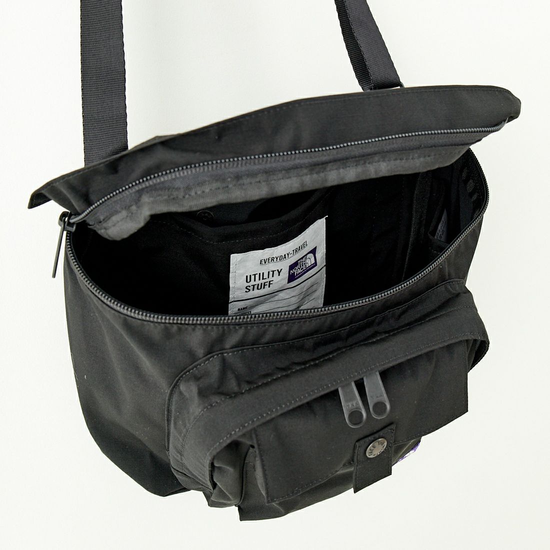 THE NORTH FACE PURPLE LABEL [ザ ノースフェイス パープルレーベル] マウンテンウィンドショルダーバッグ [N25SO080] K BLACK