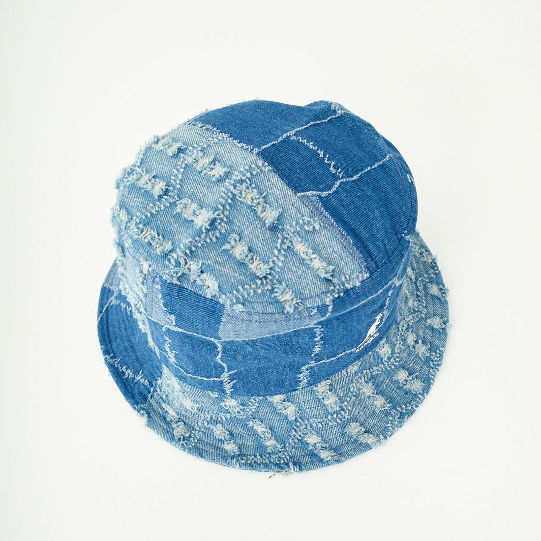 KANGOL [カンゴール] デニムマッシュアップ バケットハット [231069623] 71 MED BLU