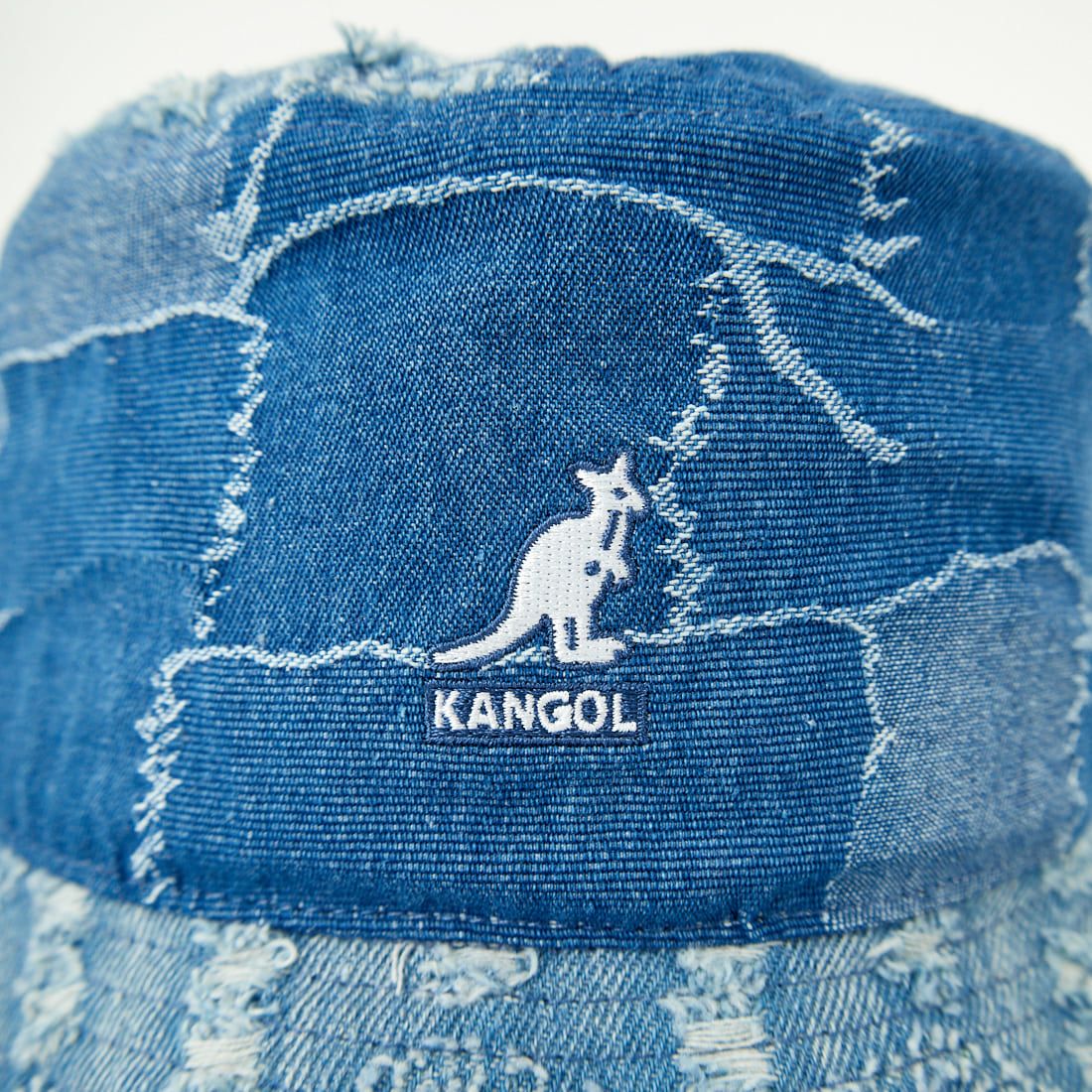KANGOL [カンゴール] デニムマッシュアップ バケットハット [231069623] 71 MED BLU