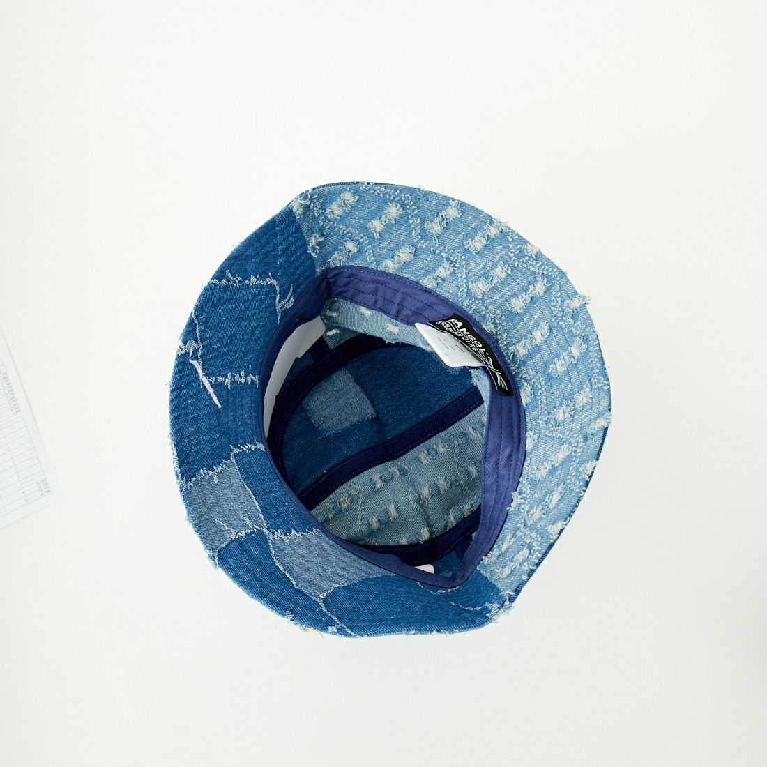 KANGOL [カンゴール] デニムマッシュアップ バケットハット [231069623] 71 MED BLU