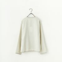 DANTON [ダントン] Vネック リネンシャツカーディガン [DT