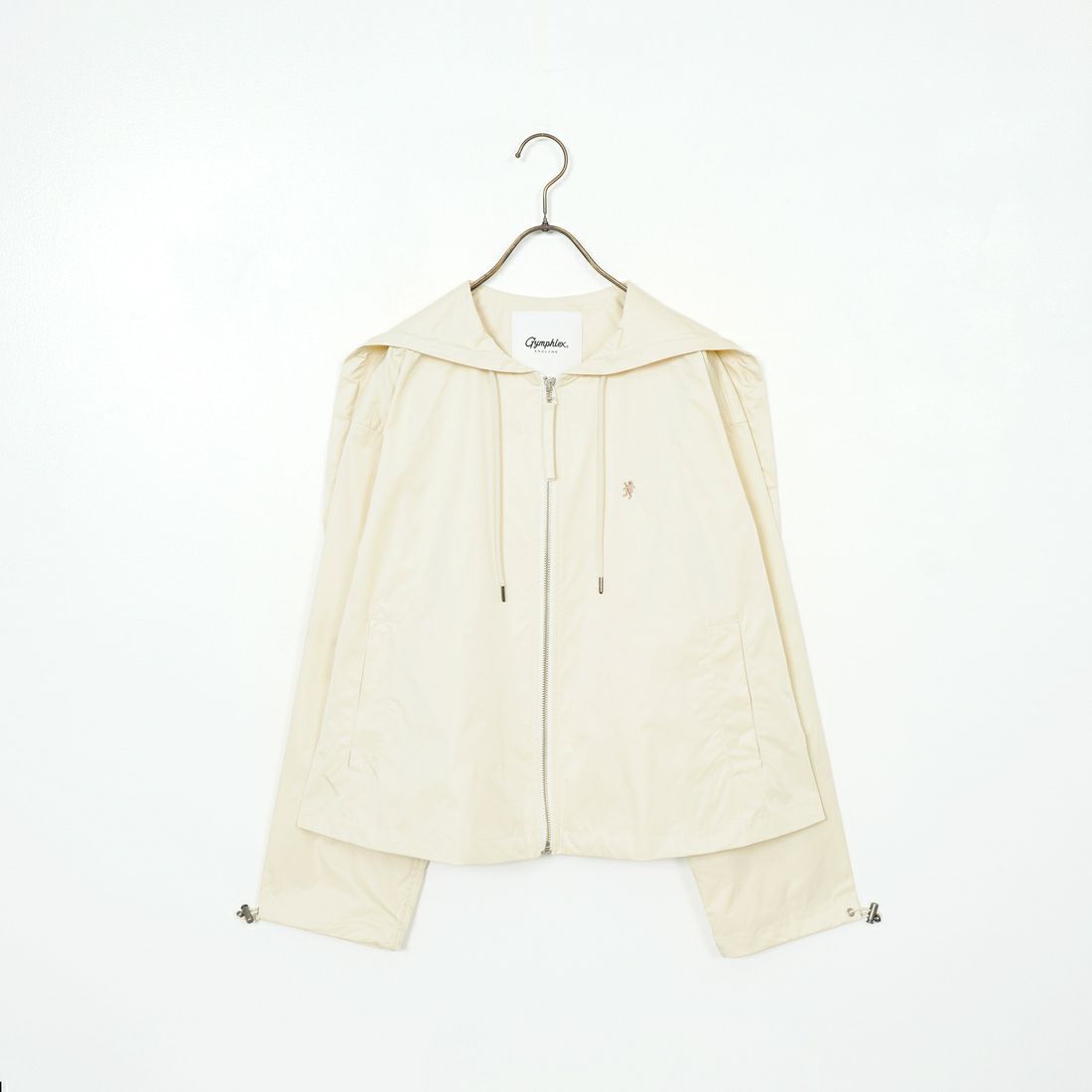 Gymphlex [ジムフレックス] ショートジップジャケット [GY-A0682HCM] EGG WHITE