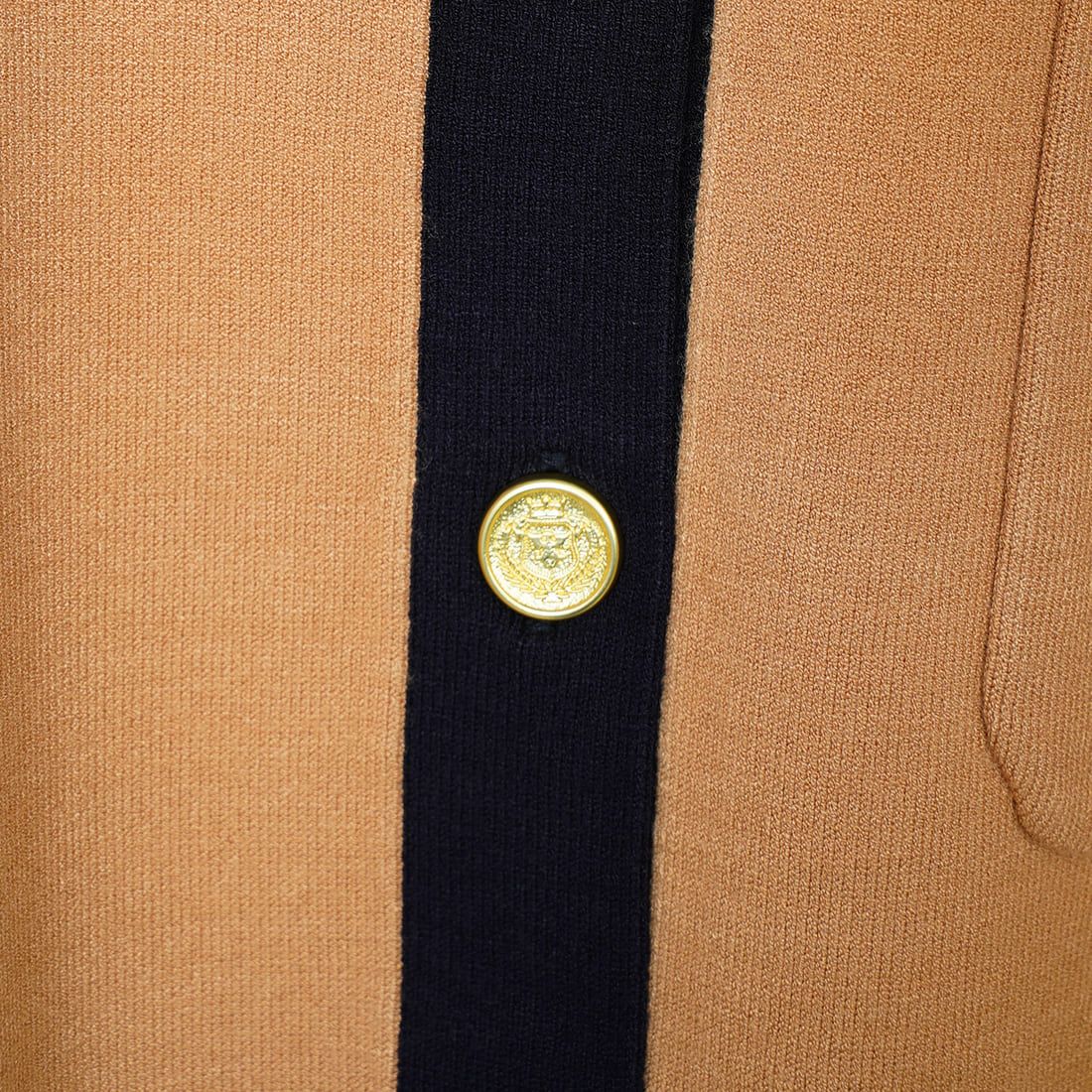 MARGAUX [マルゴー] シャネル風カーディガン [MG-KN-25013-S] BEIGE/NAVY