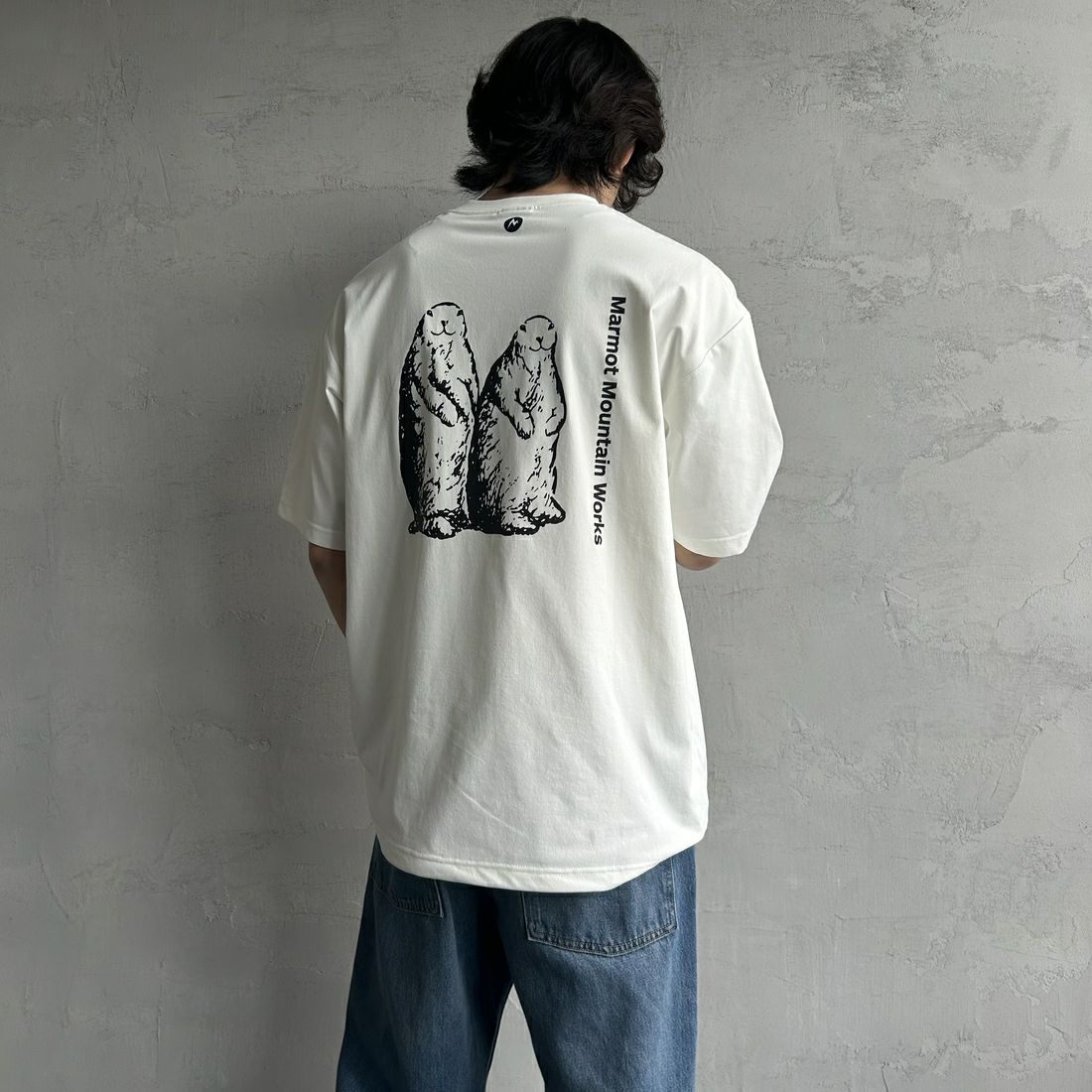 WHITE&&モデル身長：179cm 着用サイズ：L&&