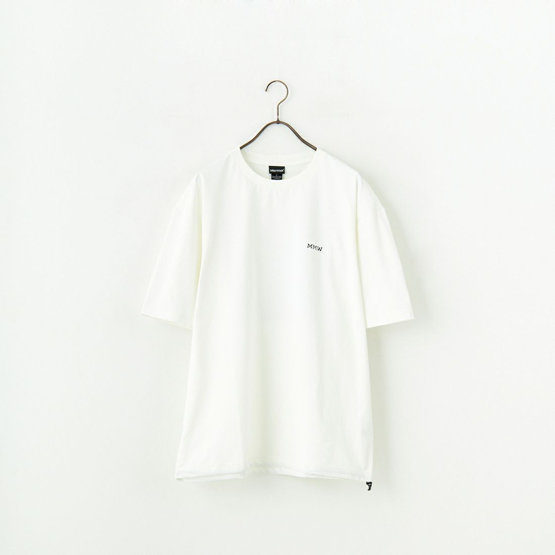 Marmot [マーモット] 別注 ドローコード付き マーモットバックプリントTシャツ [MTSS25MST329IN-JF] WHITE