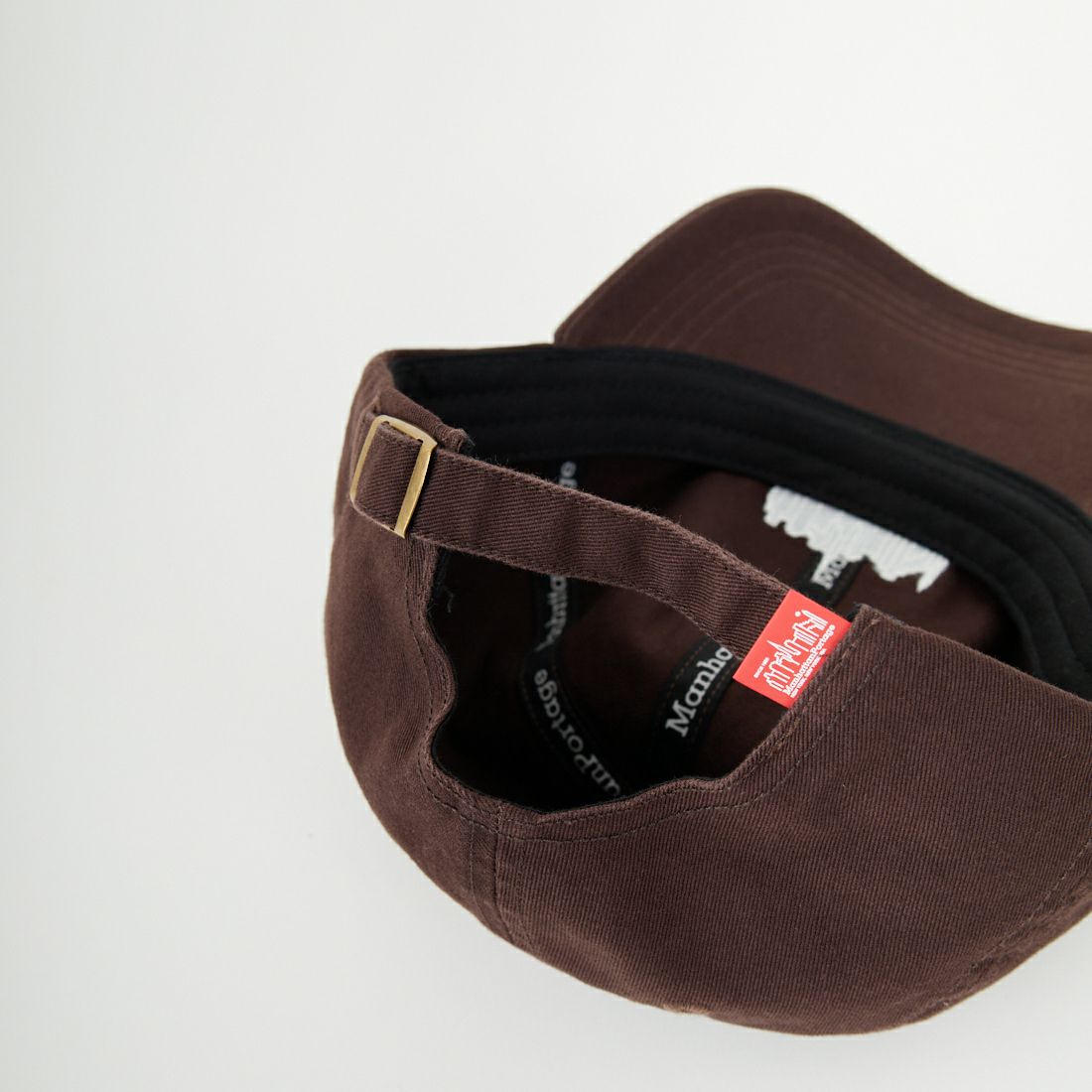 MANHATTAN PORTAGE [マンハッタンポーテージ] ウォッシュドツイル 6パネルキャップ [MP319-25S00] 061 BROWN