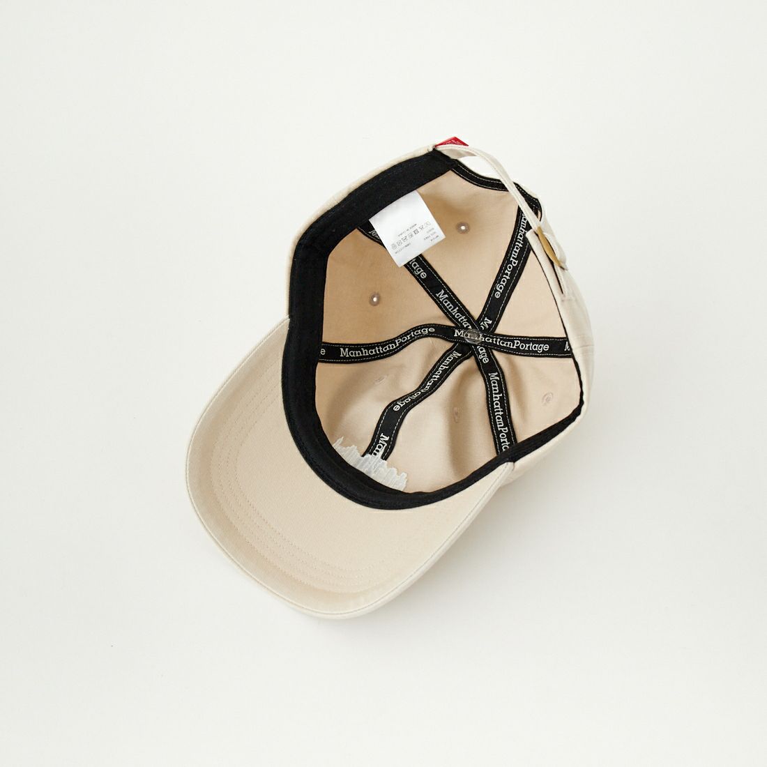 MANHATTAN PORTAGE [マンハッタンポーテージ] ウォッシュドツイル6パネルキャップ [MP319-25S00] 006 BEIGE