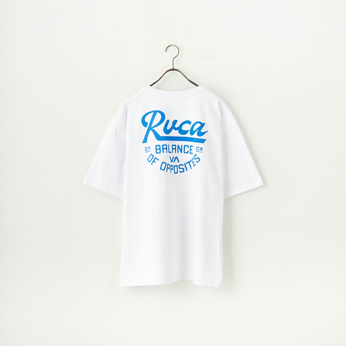 RVCA [ルーカ] スクリプトシールド ショートスリーブTシャツ [BF041-254] WHT
