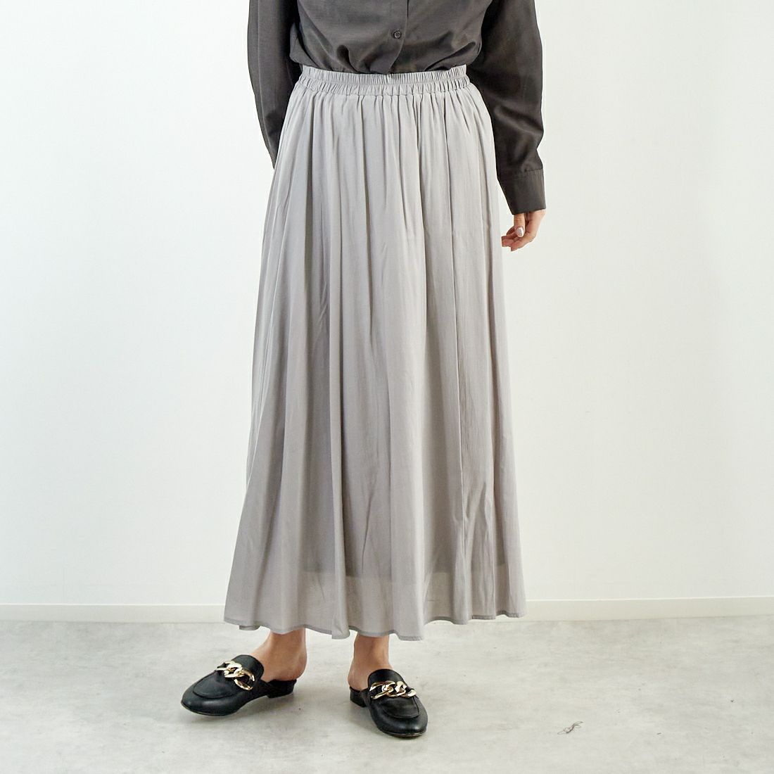 07 ｸﾞﾚｰ&&モデル身長：167cm 着用サイズ：F&&