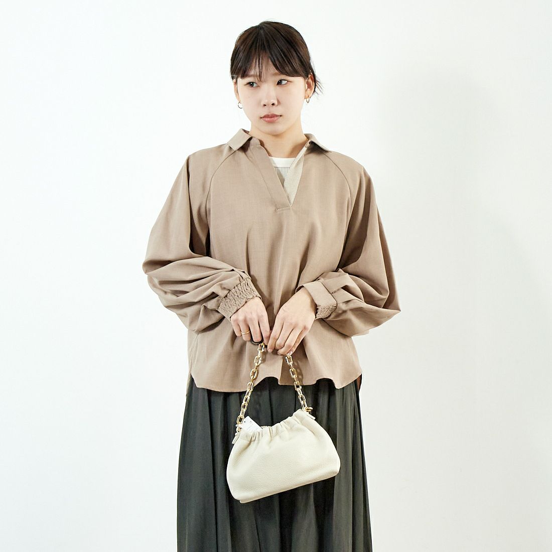 ﾓｶ&&モデル身長：167cm 着用サイズ：F&&