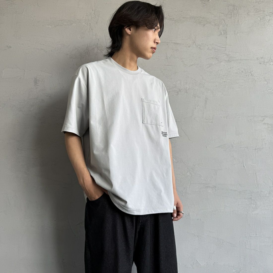 GRAY&&モデル身長：179cm 着用サイズ：L&&