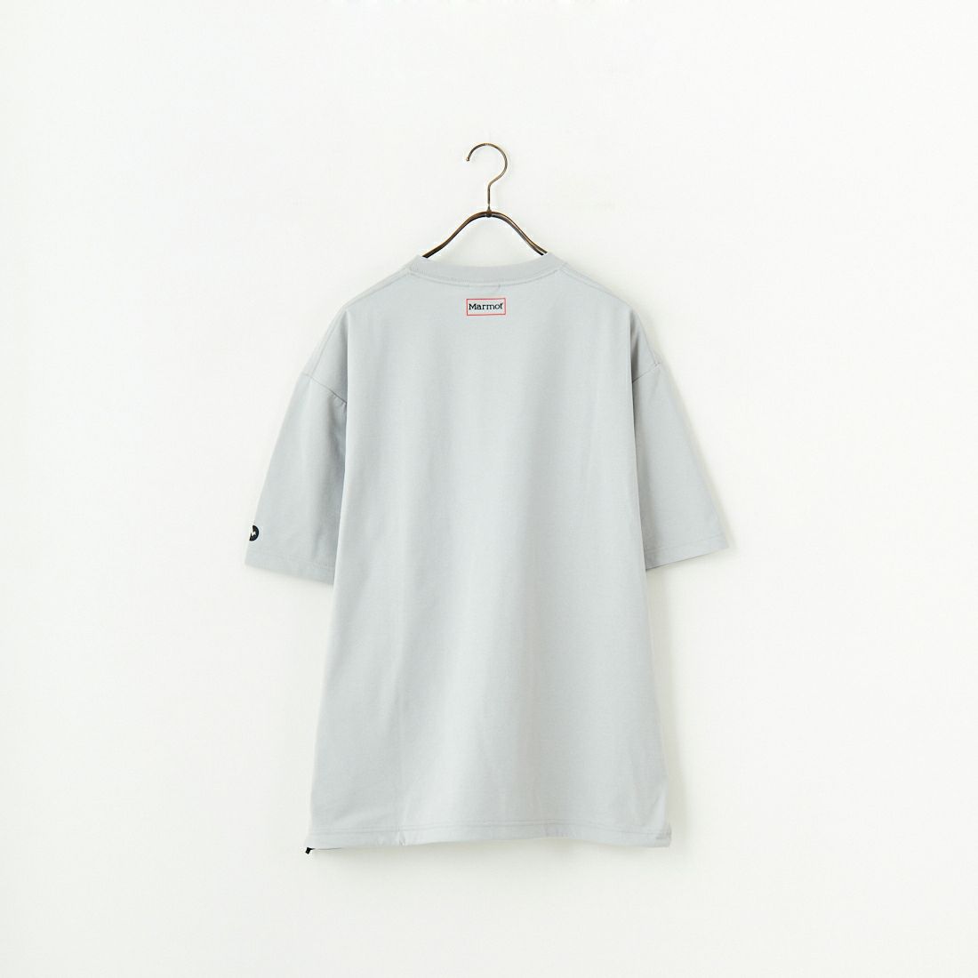 Marmot [マーモット] 別注 ドローコード付き ワンポイントロゴポケットTシャツ [MTSS25MST332IN-JF] GRAY