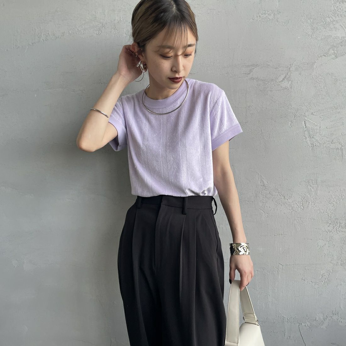 LILAS&&モデル身長：150cm 着用サイズ：F&&