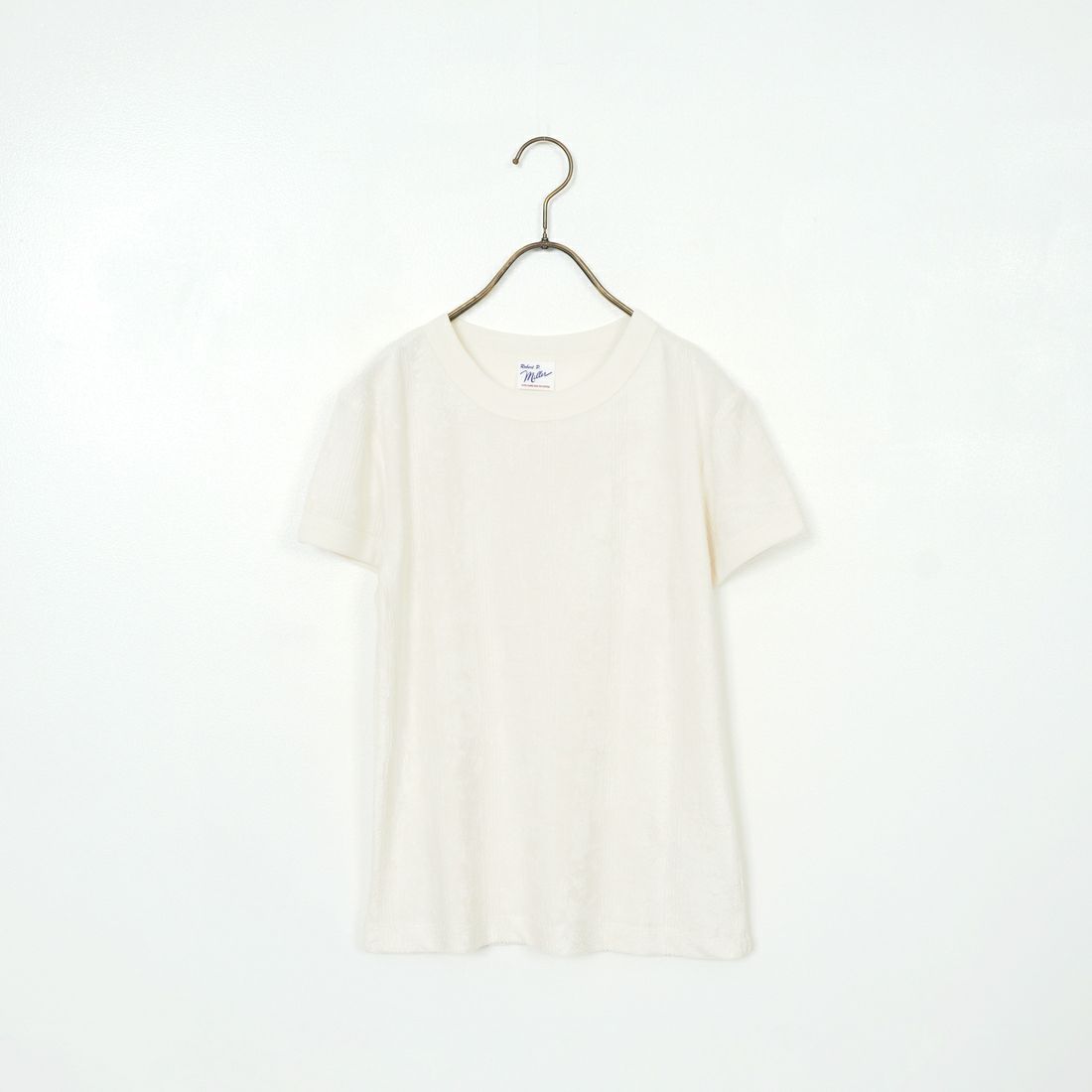 Robert P.Miller [ロバートピーミラー] レーヨンパイルTシャツ [RM251-2214] IVORY