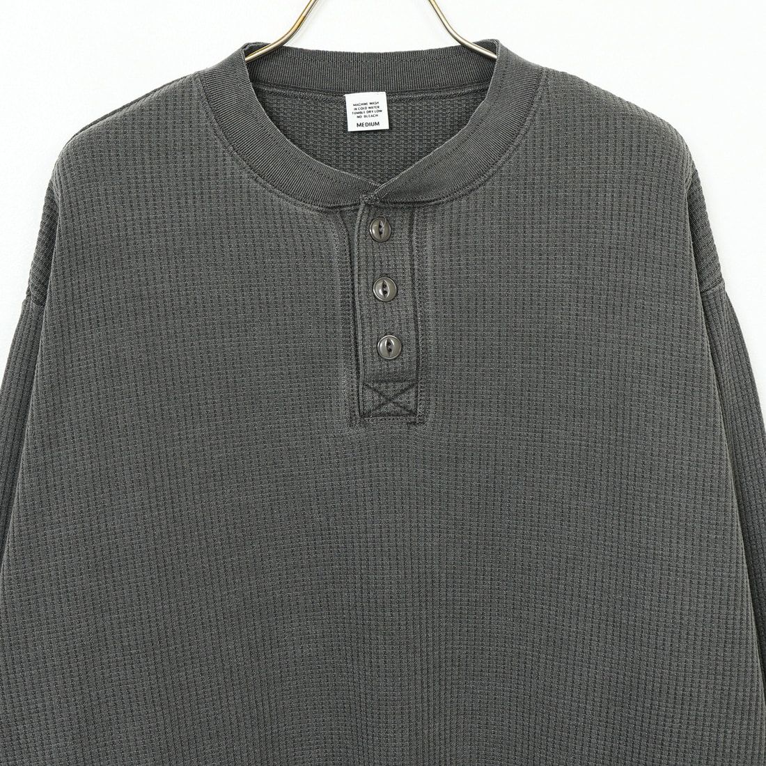 UNIFORM TAG [ユニフォームタグ] ヘンリーネックサーマルプルオーバー [2521-417IN] BLACK