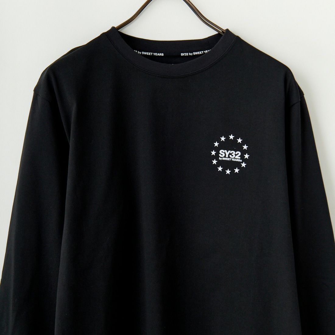 SY32 [エスワイサーティトゥ] マルチロゴバックプリントTシャツ [15071J] BLACK