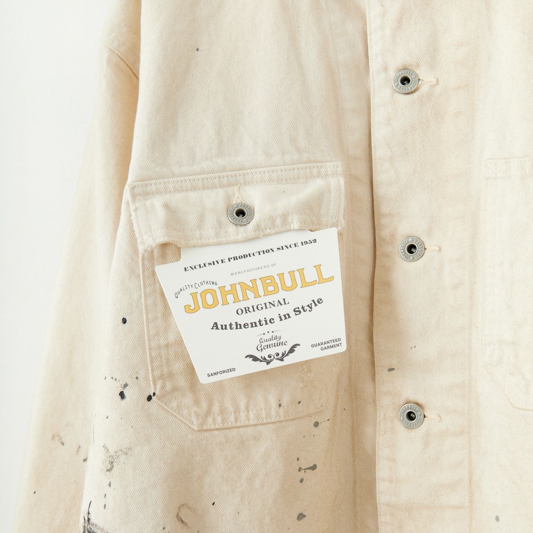 Johnbull [ジョンブル] カバーオールジャケット [JM243L07] 103 ﾅﾁｭﾗﾙ